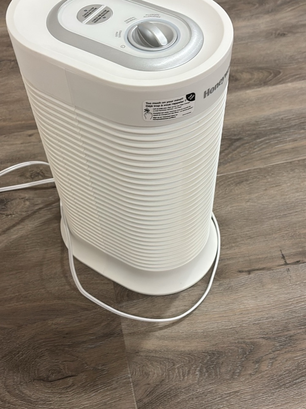 Honeywell White Air Purifier / Tower Fan